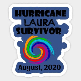 Cool Hurricane Laura Survivor 2020 Sticker